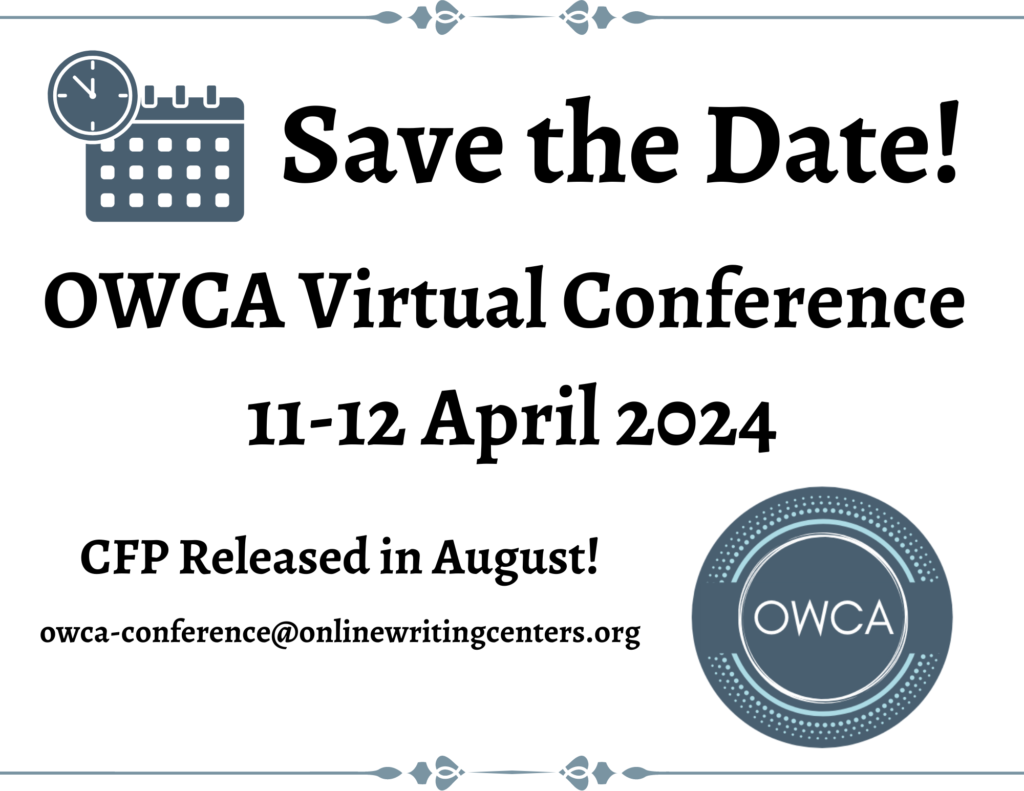 OWCA Annual Conference Online Writing Centers Association